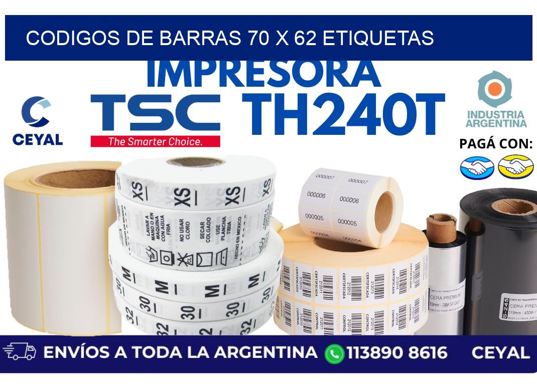 codigos de barras 70 x 62 etiquetas