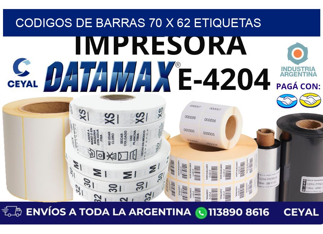 codigos de barras 70 x 62 etiquetas