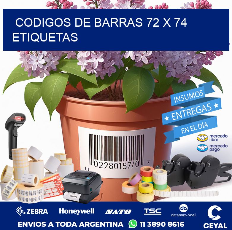 codigos de barras 72 x 74 etiquetas