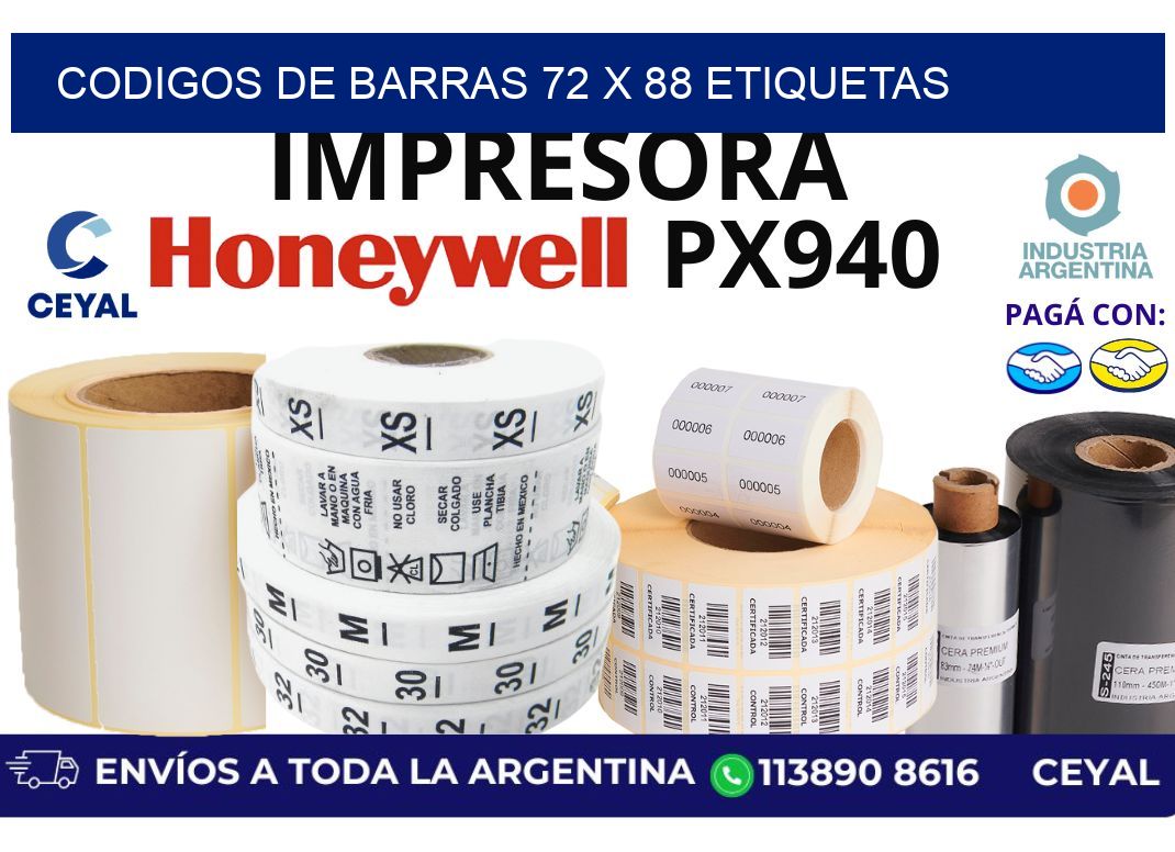 codigos de barras 72 x 88 etiquetas