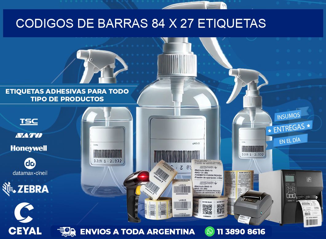 codigos de barras 84 x 27 etiquetas