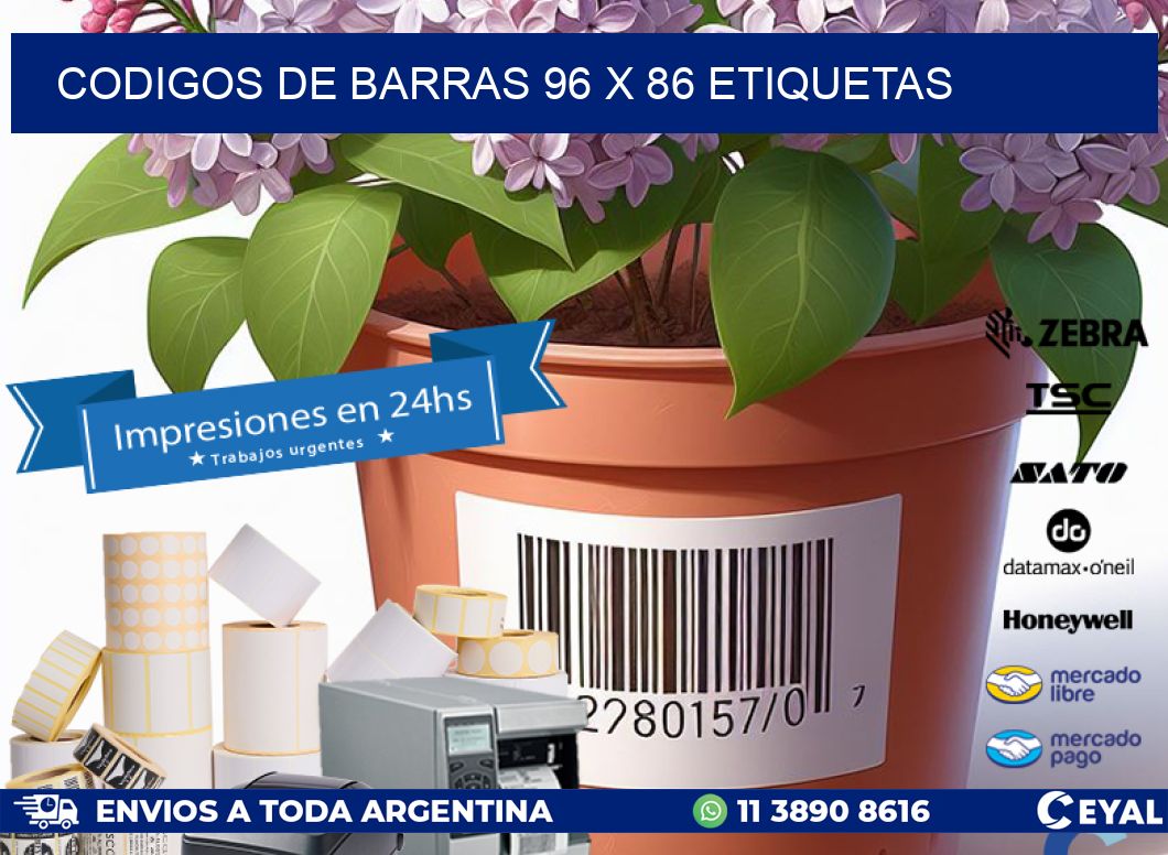 codigos de barras 96 x 86 etiquetas