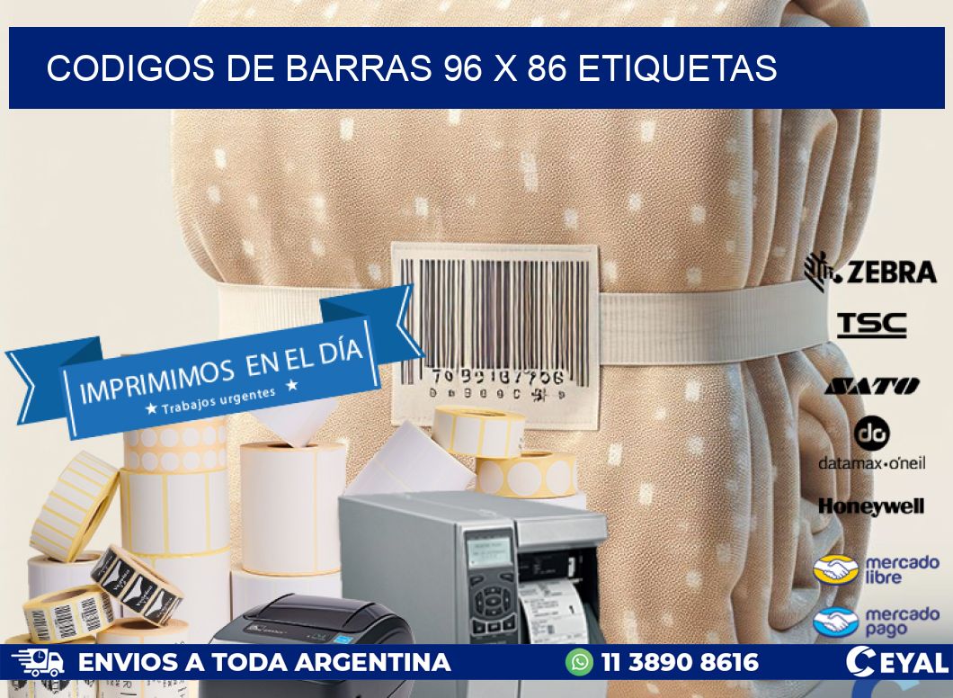 codigos de barras 96 x 86 etiquetas