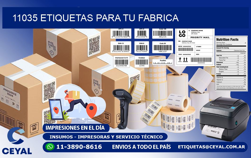 11035 etiquetas para tu fabrica