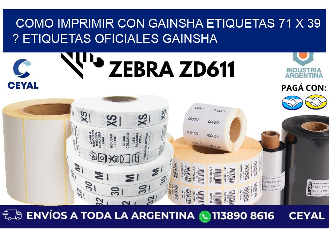 como imprimir con gainsha etiquetas 71 x 39 ? etiquetas oficiales gainsha