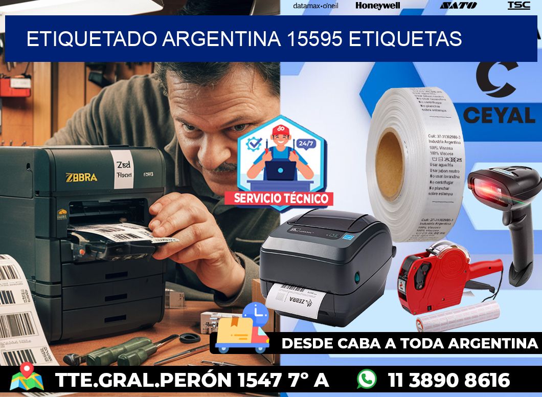 etiquetado argentina 15595 etiquetas