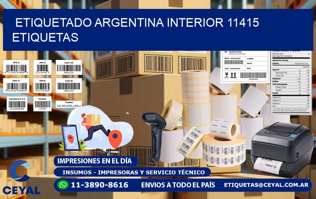 etiquetado argentina interior 11415 etiquetas