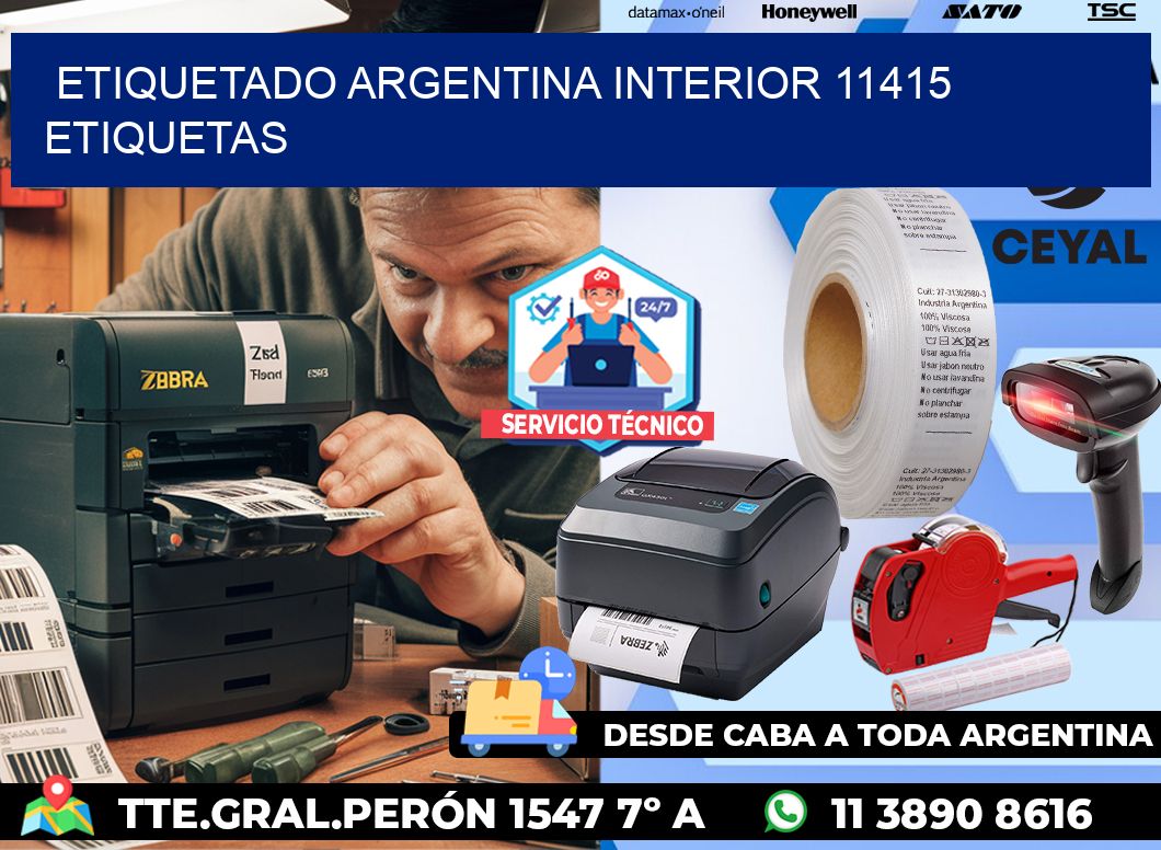 etiquetado argentina interior 11415 etiquetas