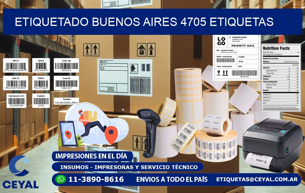 etiquetado buenos aires 4705 etiquetas
