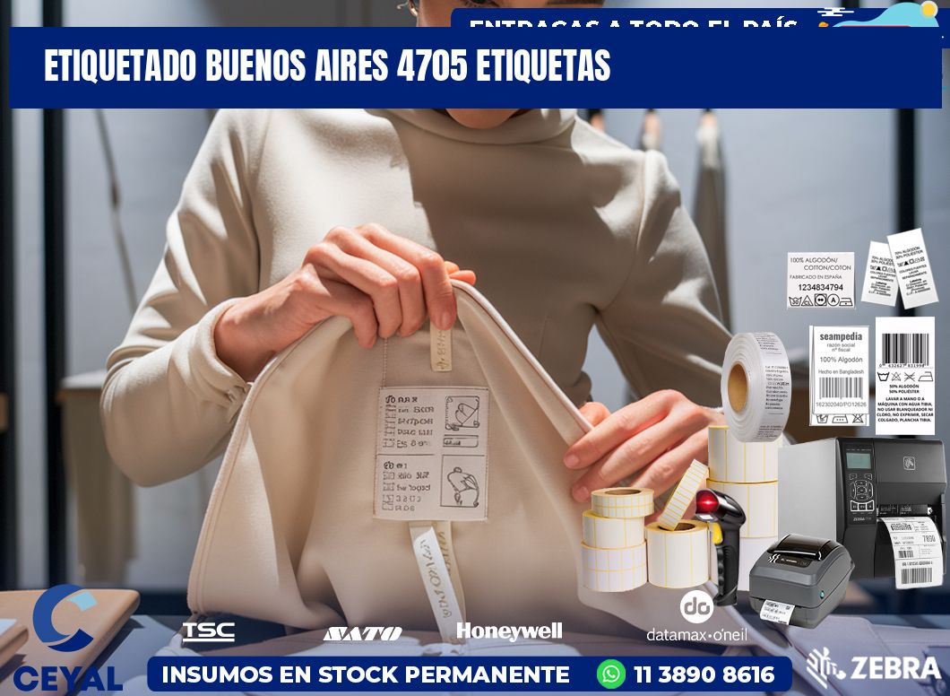 etiquetado buenos aires 4705 etiquetas