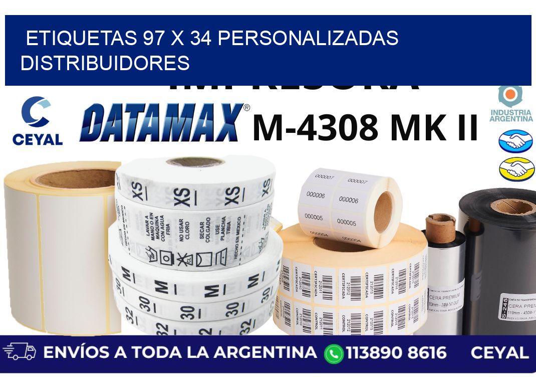 etiquetas 97 x 34 personalizadas distribuidores