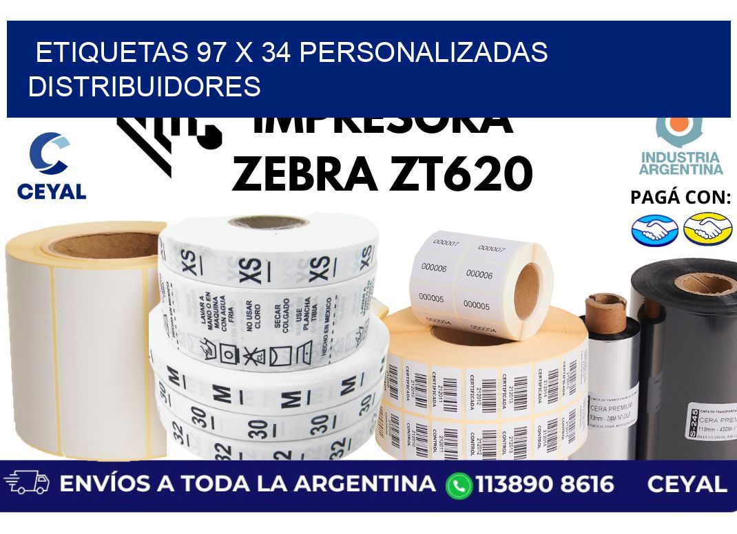 etiquetas 97 x 34 personalizadas distribuidores
