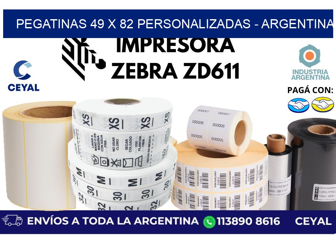 pegatinas 49 x 82 personalizadas - Argentina