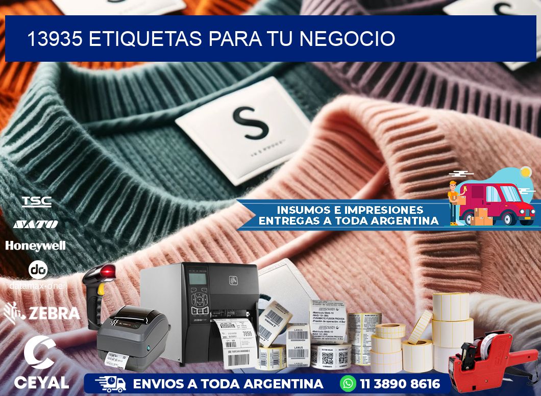 13935 etiquetas para tu negocio