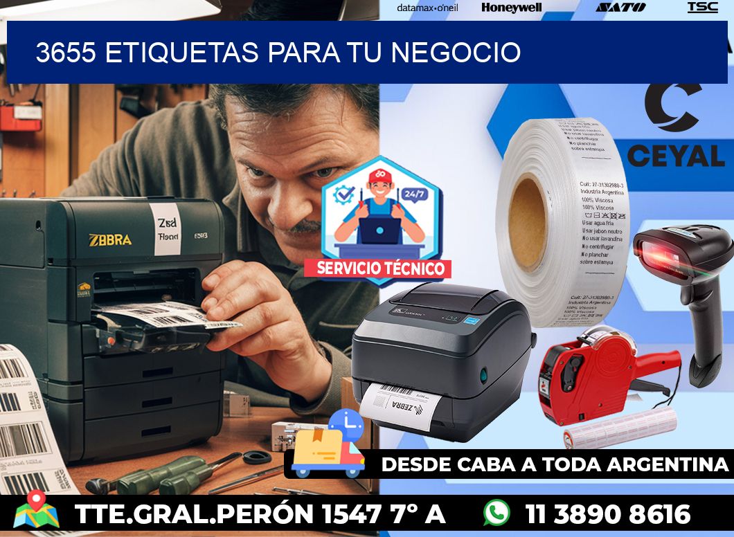 3655 etiquetas para tu negocio