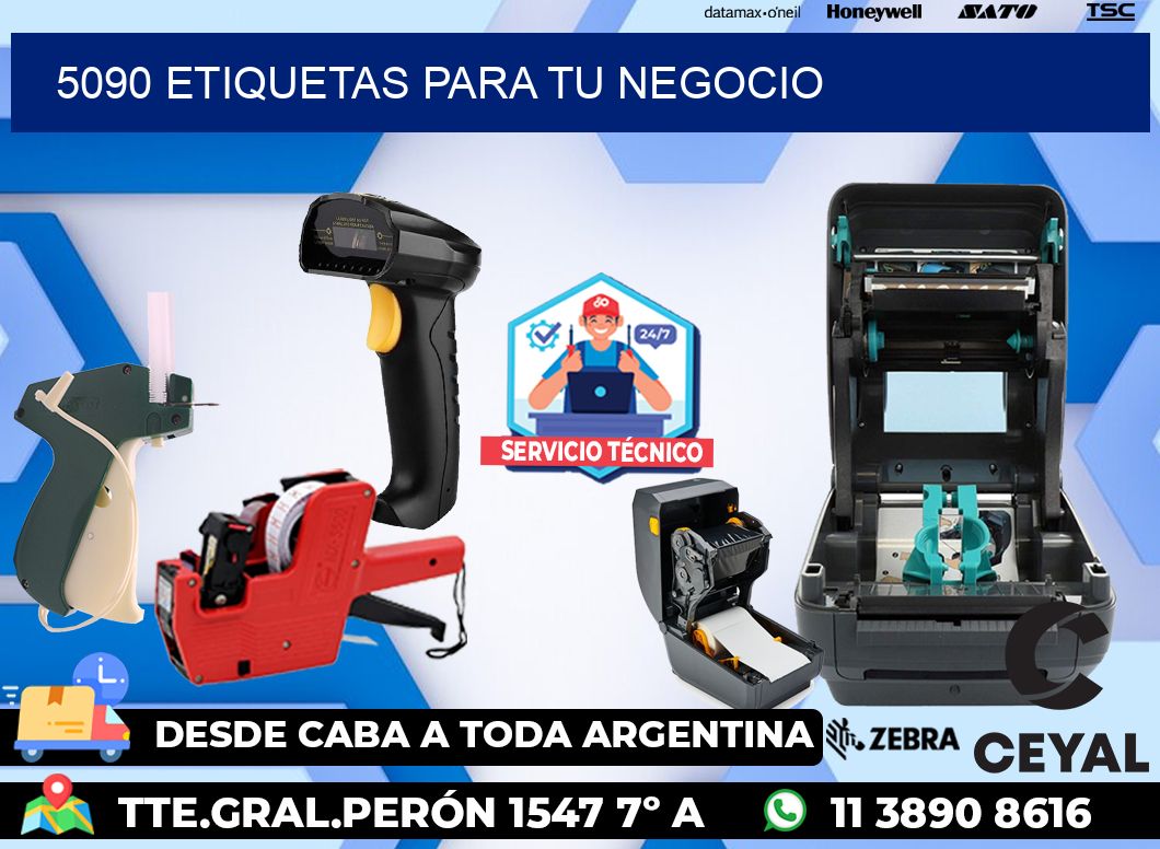 5090 etiquetas para tu negocio