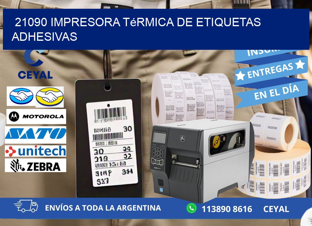 21090 Impresora térmica de etiquetas adhesivas