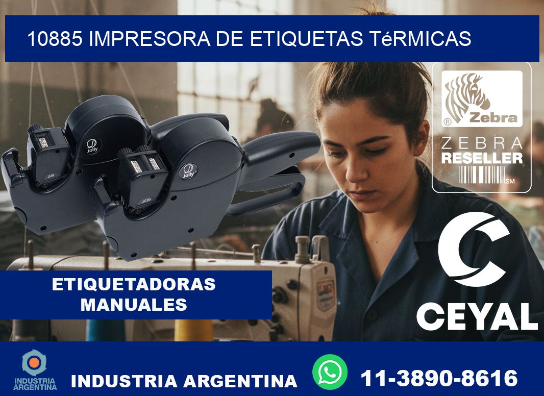 10885 Impresora de etiquetas térmicas