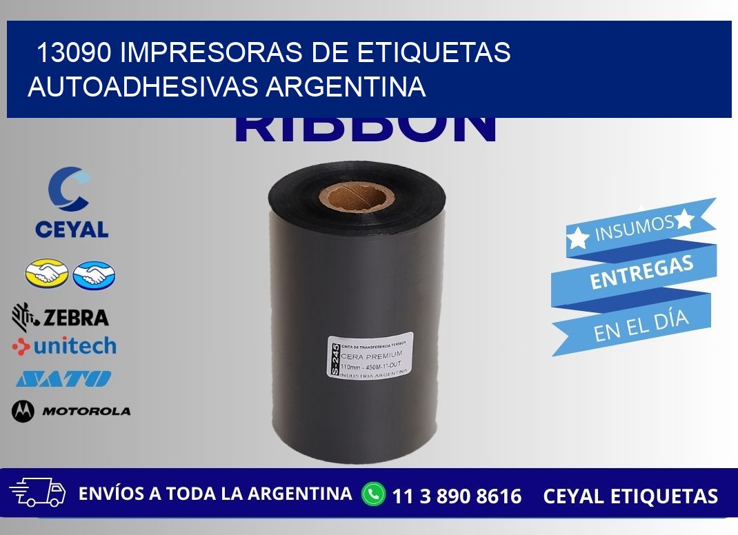 13090 Impresoras de etiquetas autoadhesivas argentina