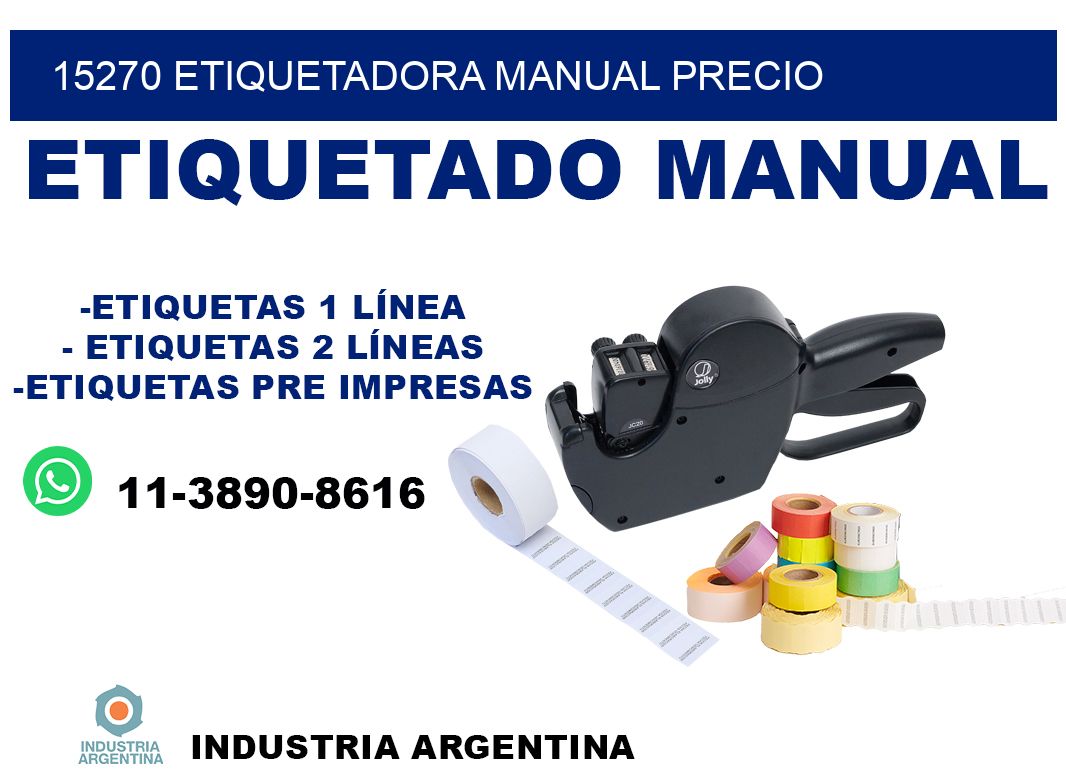 15270 etiquetadora manual precio