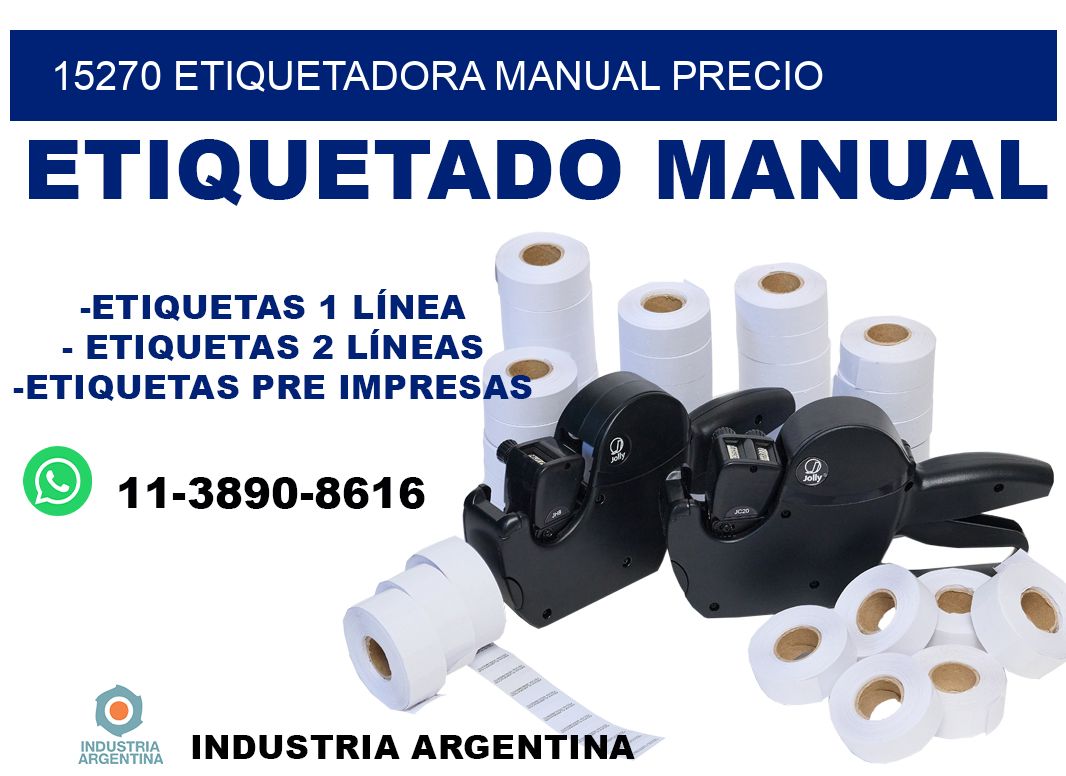 15270 etiquetadora manual precio