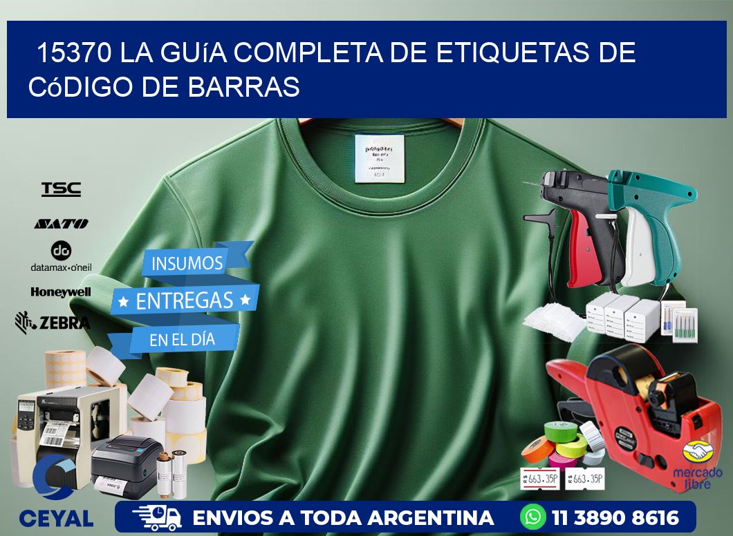15370 La guía completa de etiquetas de código de barras