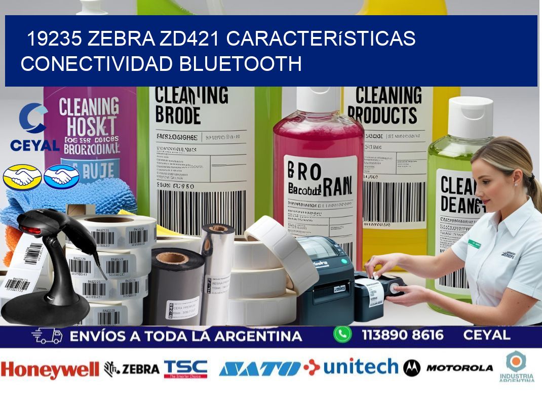 19235 Zebra ZD421 características conectividad Bluetooth