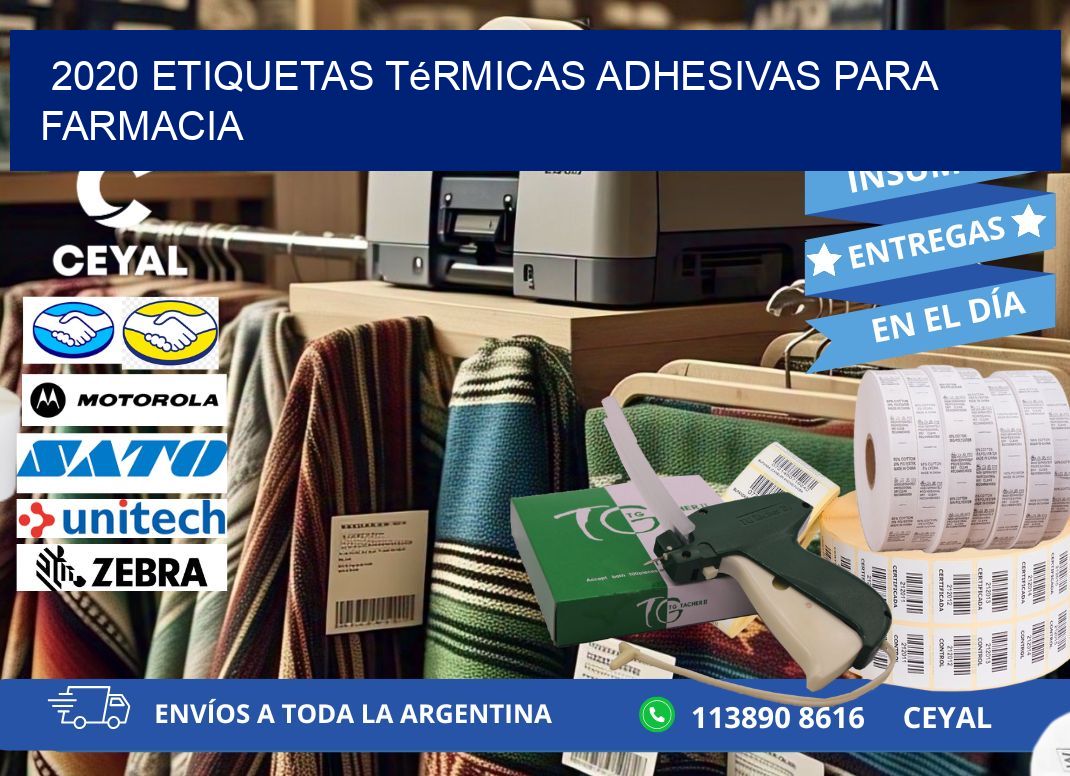 2020 etiquetas térmicas adhesivas para farmacia