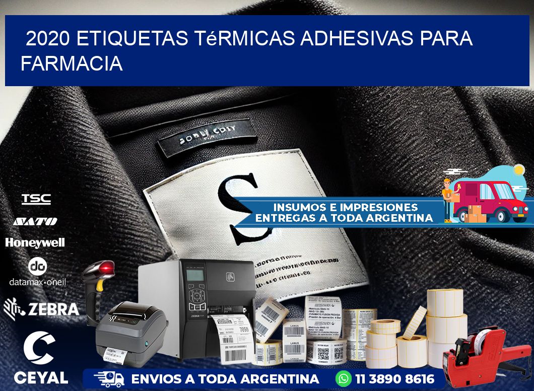 2020 etiquetas térmicas adhesivas para farmacia