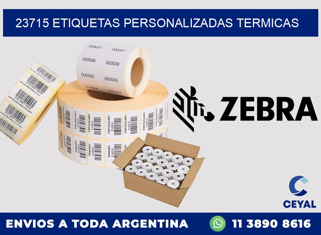 23715 Etiquetas personalizadas termicas