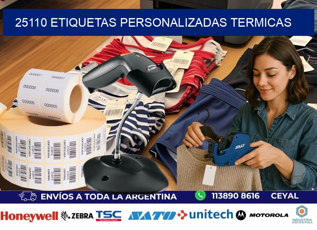 25110 Etiquetas personalizadas termicas