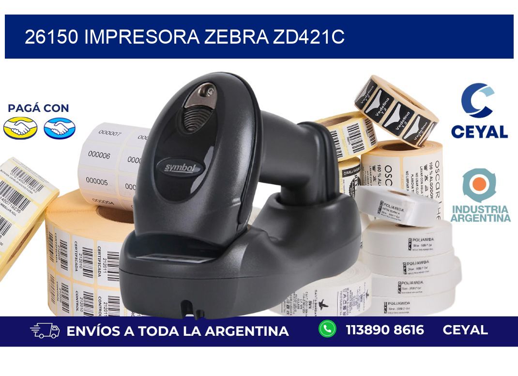 26150 Impresora Zebra zd421c