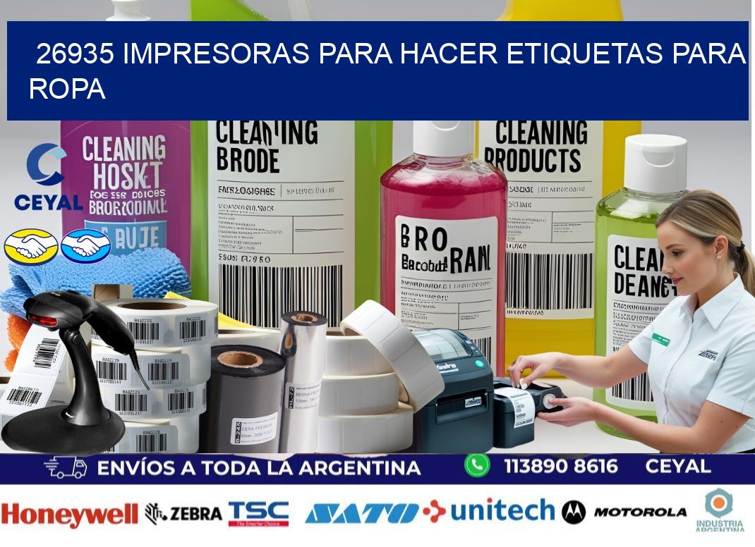 26935 impresoras para hacer etiquetas para ropa