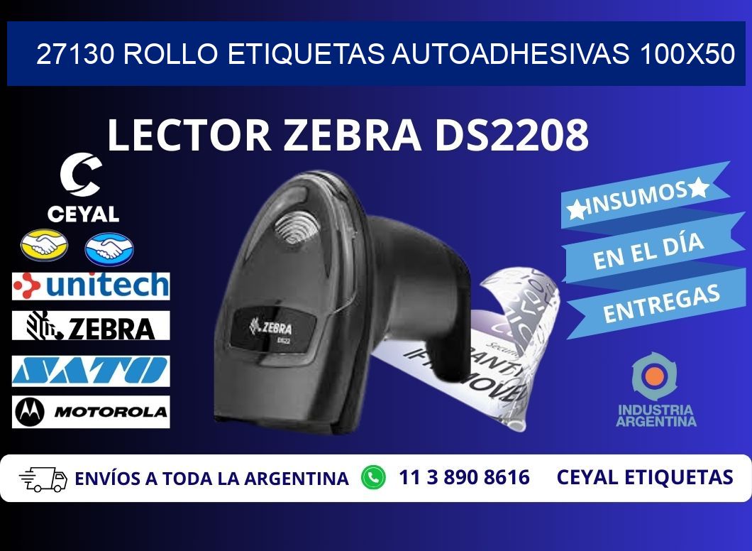 27130 Rollo Etiquetas autoadhesivas 100x50
