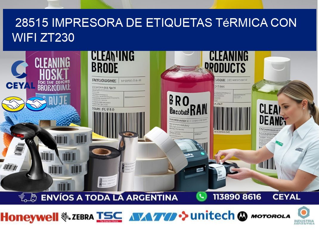 28515 impresora de etiquetas térmica con wifi ZT230