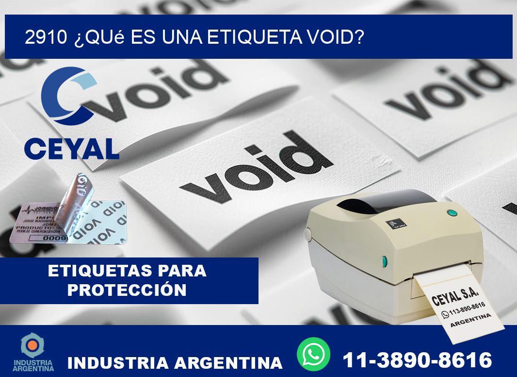 2910 ¿Qué es una etiqueta void?