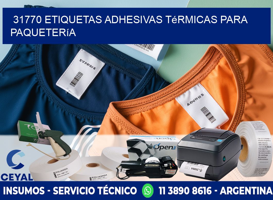 31770 etiquetas adhesivas térmicas para paquetería