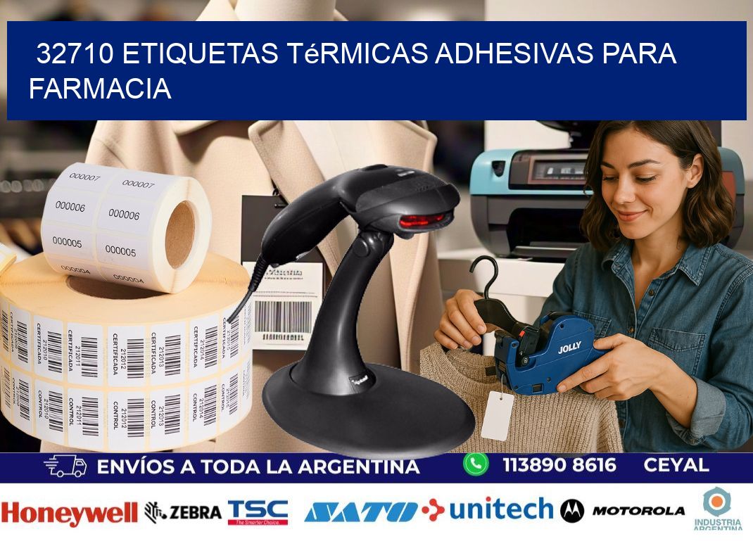 32710 etiquetas térmicas adhesivas para farmacia