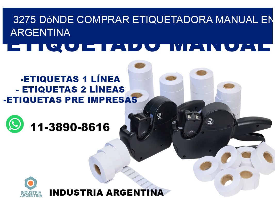 3275 dónde comprar etiquetadora manual en argentina