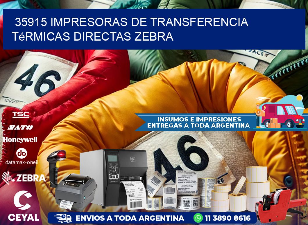 35915 impresoras de Transferencia  térmicas directas zebra