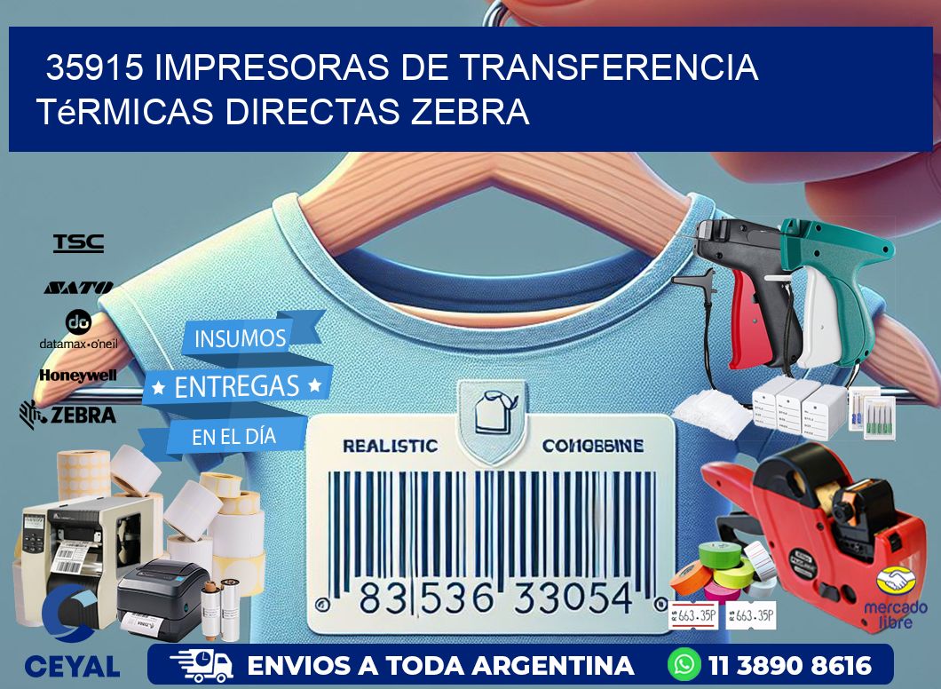 35915 impresoras de Transferencia  térmicas directas zebra