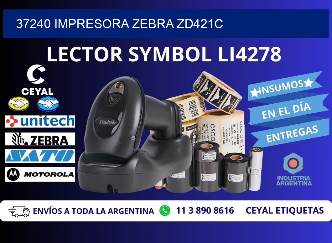 37240 Impresora Zebra zd421c