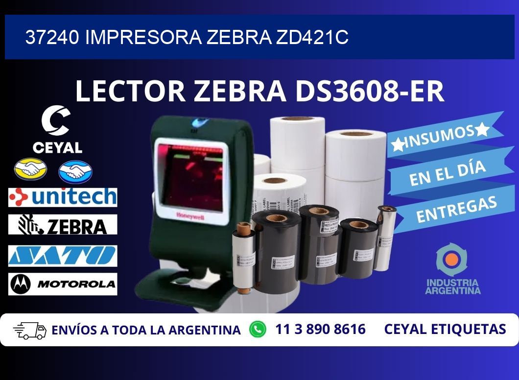 37240 Impresora Zebra zd421c