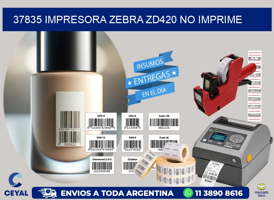 37835 Impresora Zebra ZD420 no imprime