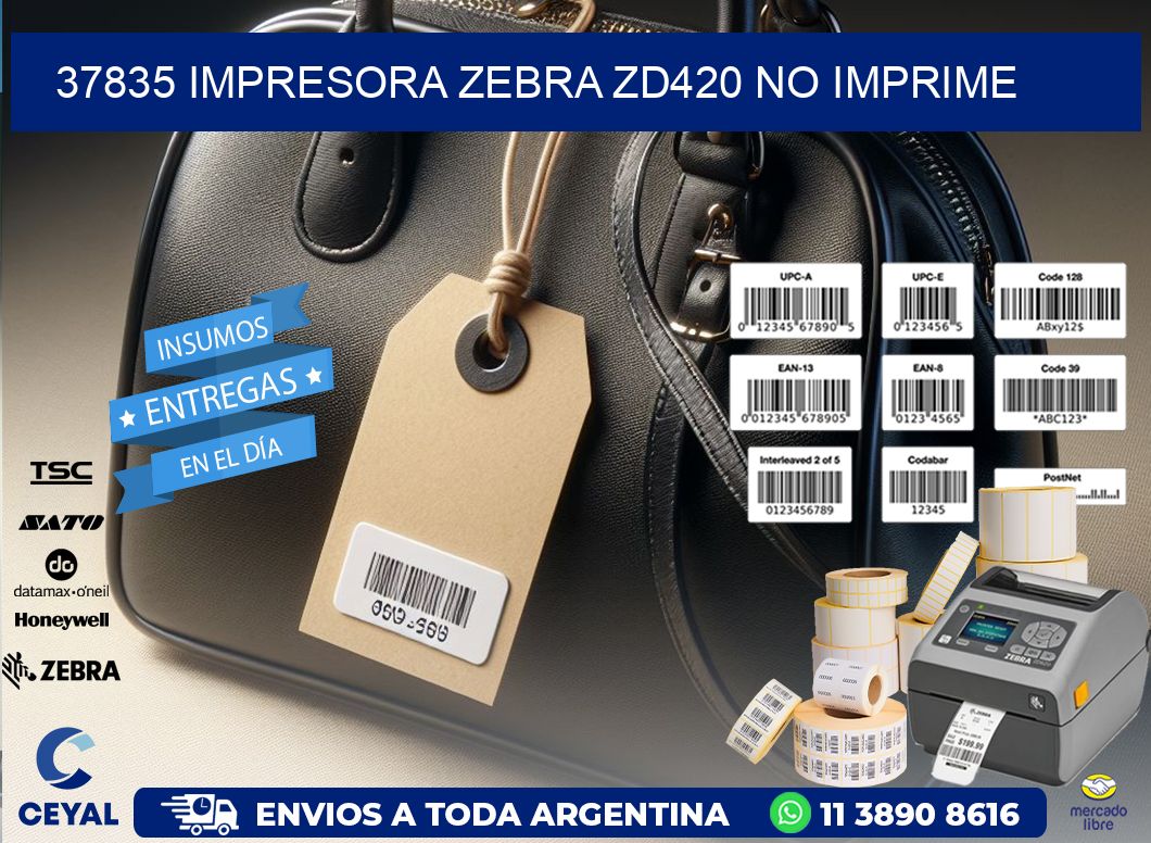 37835 Impresora Zebra ZD420 no imprime
