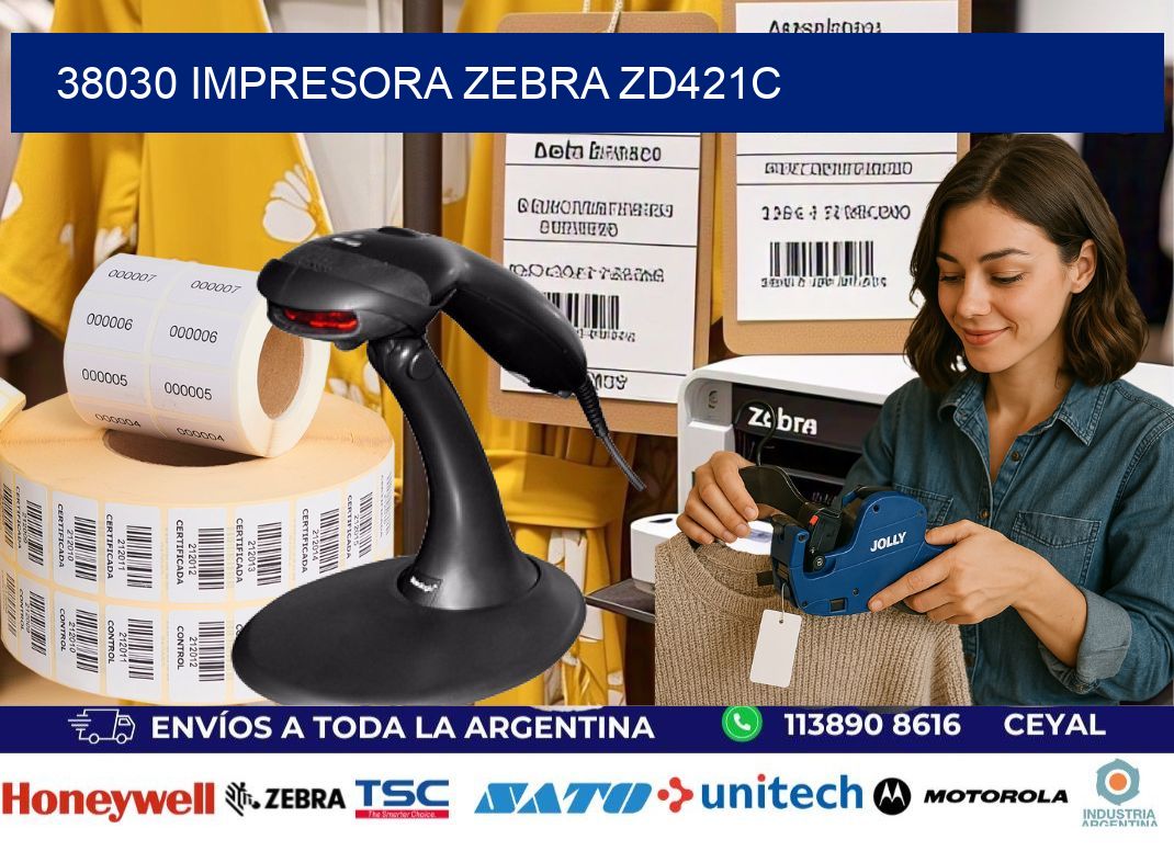 38030 Impresora Zebra zd421c