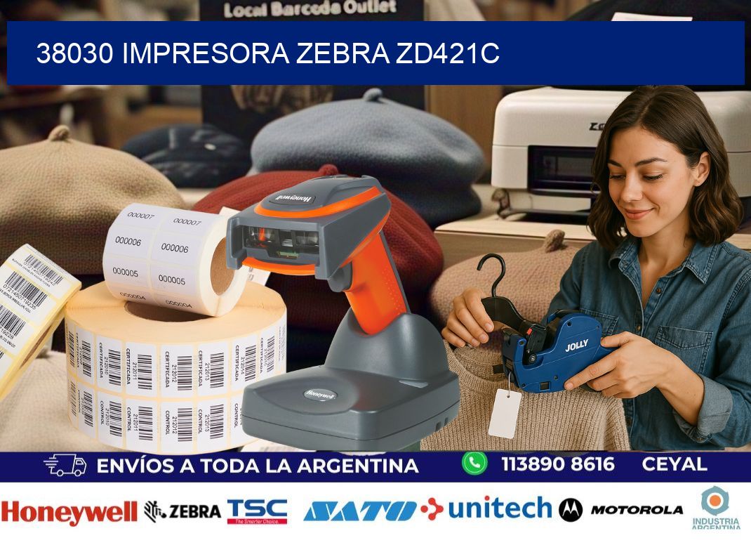 38030 Impresora Zebra zd421c