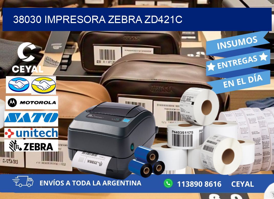 38030 Impresora Zebra zd421c