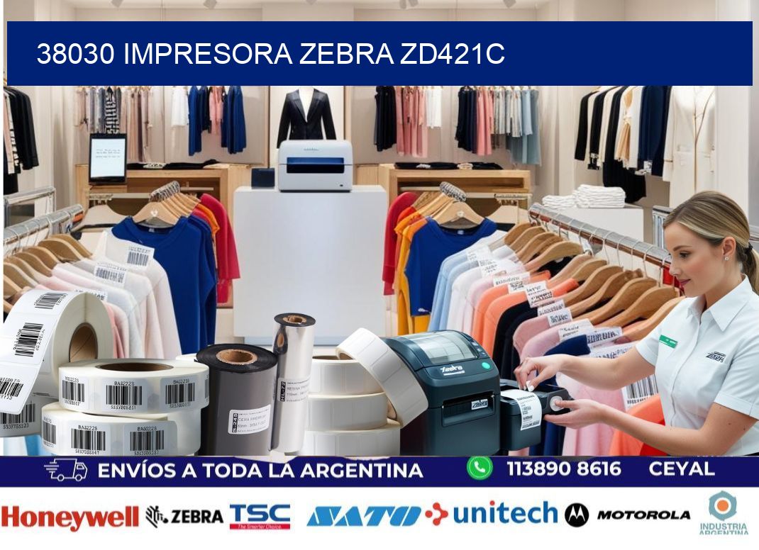 38030 Impresora Zebra zd421c