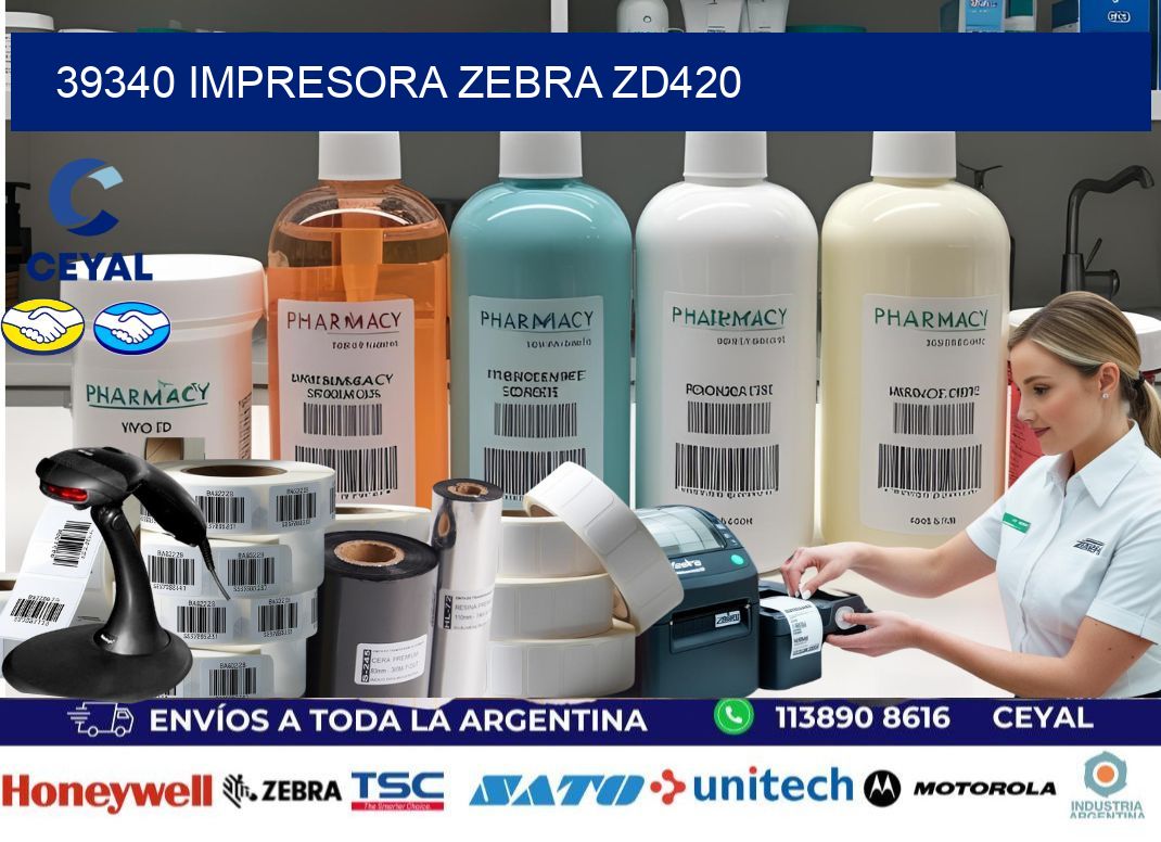 39340 Impresora Zebra ZD420